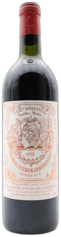 photo Château Pichon Longueville 1978 Baron de Pichon Longueville