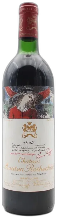 photo Château Mouton Rothschild 1985