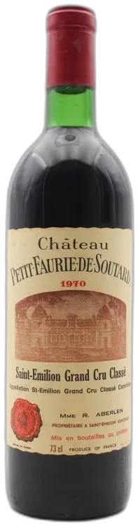 photo Château Petit-Faurie-de-Soutard 1970