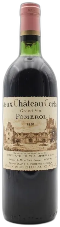 photo Vieux Château Certan 1981