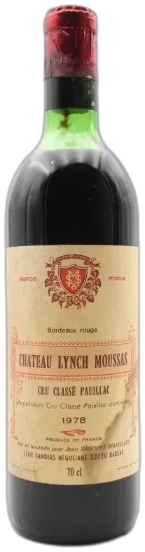 photo Château Lynch Moussas 1978