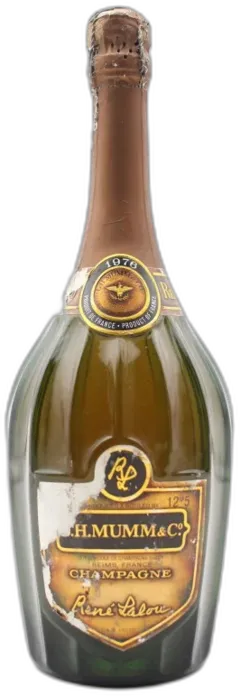 photo Champagne Mumm 1976 Cuvée René Lalou