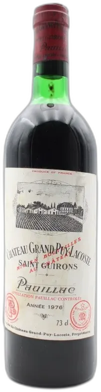 photo Château Grand Puy Lacoste 1976