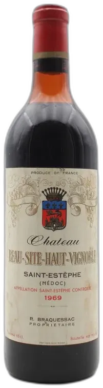 photo Château Beau-Site-Haut-Vignoble 1969
