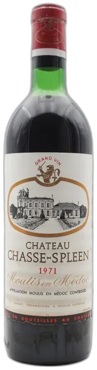 photo Château Chasse Spleen 1971