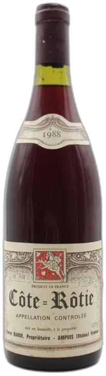 photo Côte Rôtie 1988 Domaine Pierre Barge