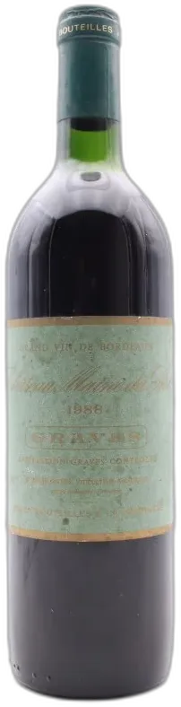 photo du vin Château Maine du Roi 1988