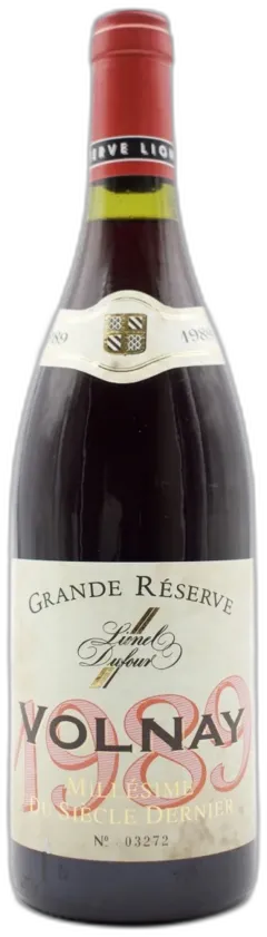 photo du vin Volnay 1989 "Grande Reserve" Lionel Dufour