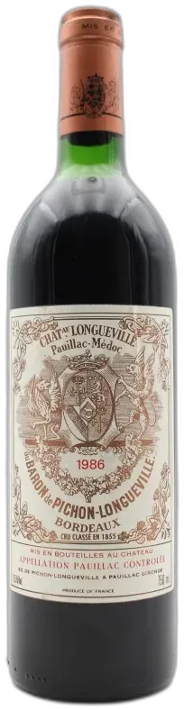 photo Château Pichon Longueville 1986 Baron de Pichon Longueville