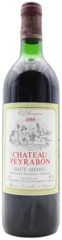 photo Château Peyrabon 1986