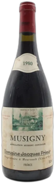 photo Musigny 1980 Domaine Jacques Prieur