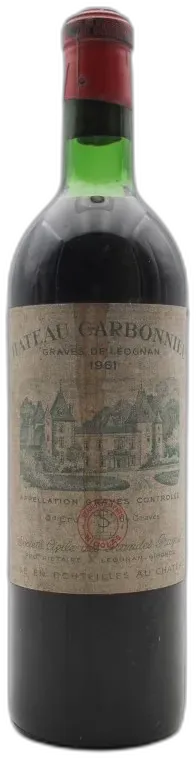 photo Château Carbonnieux 1961