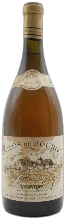 photo Clos du Bourg 1992 Sec Domaine Huet