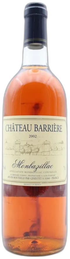 photo du vin Château Barrière 2002