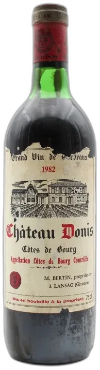 photo Château Donis 1982 Côtes de Bourg