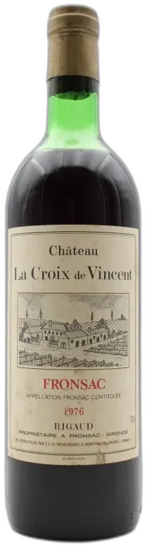 photo Château la Croix de Vincent 1976 Fronsac