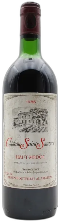 photo Château Saint Sauveur 1986 Haut-Médoc
