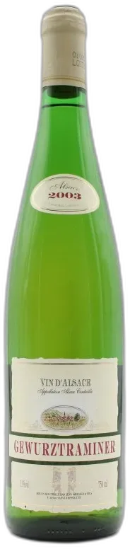 photo Gewurztraminer 2003 Jean Biecher et Fils