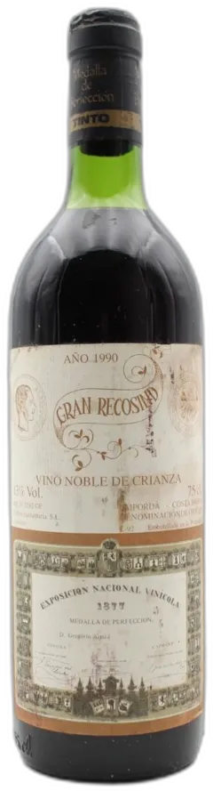image du vin Gran Recosind 1990 Costa Vino Noble de Crianza