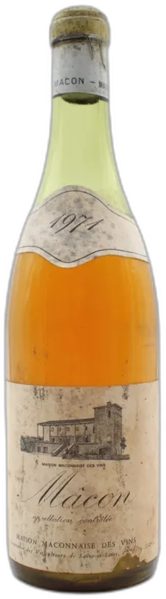 photo du vin Mâcon 1971 Maison Maconnaise des Vins