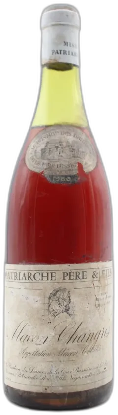 photo du vin Mâcon Changris 1966 Maison Patriarche Père et Fils