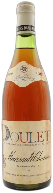 photo Meursault-Charmes 1962 Poulet Père & Fils