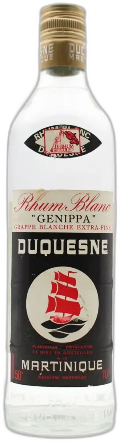 image du vin Rhum Blanc "Genippa" Duquesne 70 80s