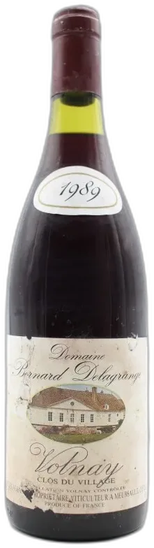 photo Volnay 1989 Domaine Bernard Delagrange 