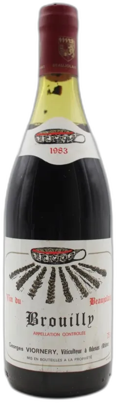illustration du vin Brouilly 1983 Georges Viornery