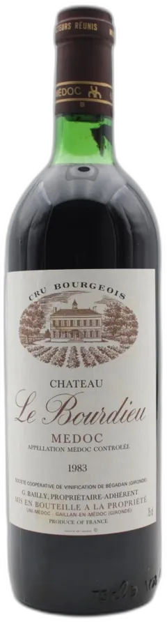photos du vin Château le Bourdieu 1983