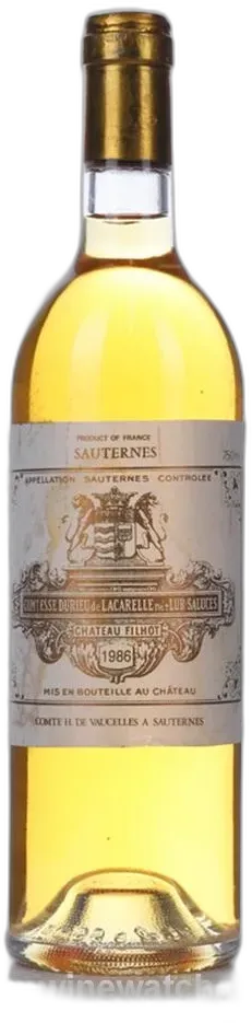 photo du vin 1986 Filhot