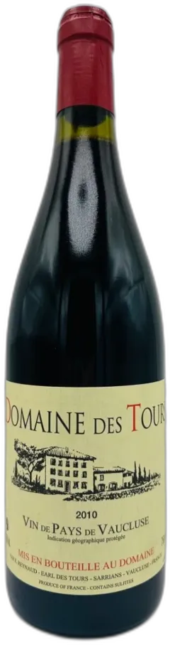 photo du vin Domaine des Tours 2010 Languedoc Roussillon France