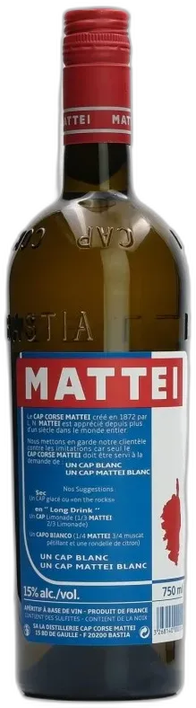 photo Vermouth Cap Corse Mattei Blanc