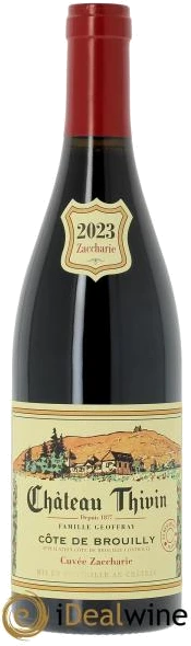 photo Côte de Brouilly Cuvée Zaccharie Château Thivin 2023