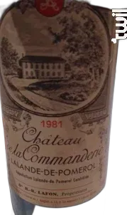 photo Château la Commanderie Pomerol