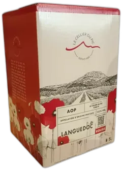 image du vin le Cellier du Pic Aop Languedoc Bib