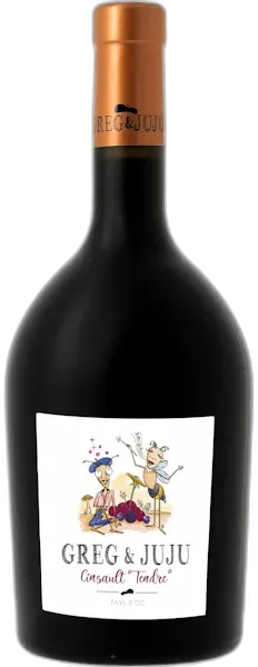 photo du vin Greg et Juju Cinsault "Tendre" Rouge Igp d’oc