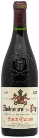image du vin Châteauneuf du Pape Rouge 1995 "Vieux Chemin"