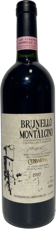 photo Brunello di Montalcino Cerbaiona 1997 Diego Molinari