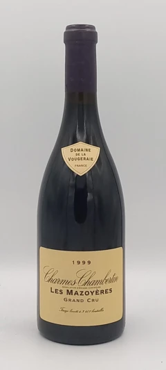 photo Bourgogne Charme Chambertin Grand Cru 1999 Domaine de la Vougeraie