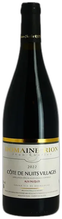 photo du vin Cote de Nuits Aux Fauques Domaine Jean Charles Rion
