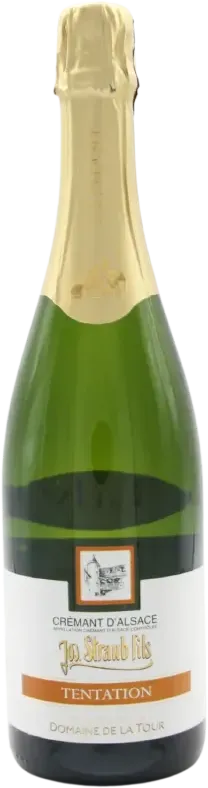 image du vin Crémant d’Alsace Tentation Domaine Jos Straub et Fils