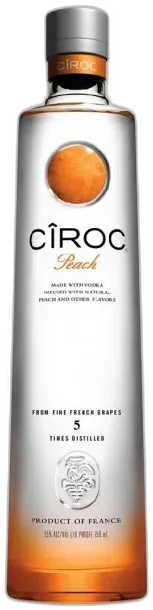 illustration du vin Cîroc Peach Flavoured