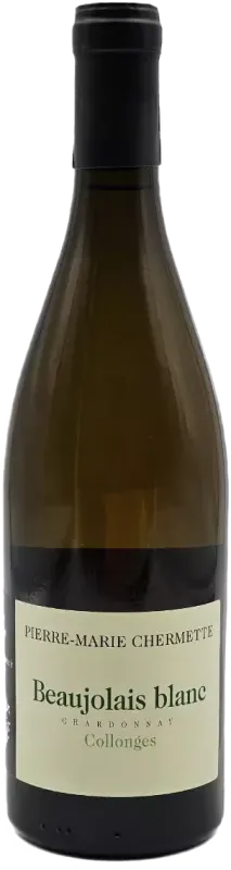 vue du vin Domaines Chermette Beaujolais Blanc Chardonnay Collonge 2024