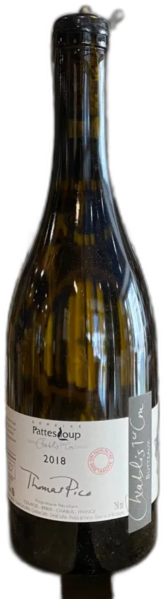 photo Thomas Pico Chablis 1er Cru Butteaux 2018