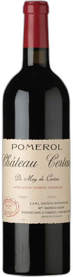 capture du vin Château Certan de May Pomerol