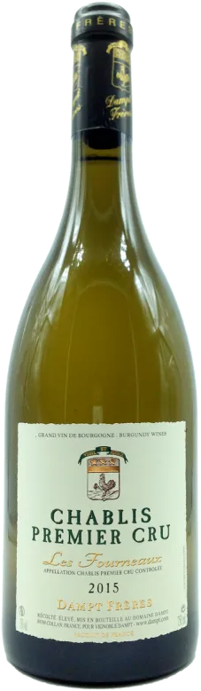vue du vin Dampt Freres Chablis Premier Cru Aoc Bio les Fourneaux 2020