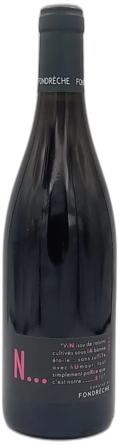 photo Cotes du Ventoux N. Sans Soufre 2021 Rouge Domaine de Fondreche
