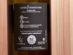 photo Gaillac Sec Domaine Vayssette Cuvee Clemence 2018