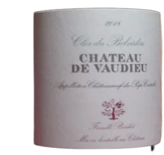 photo Chateauneuf du Pape Chateau de Vaudieu Clos du Belvedere 2018